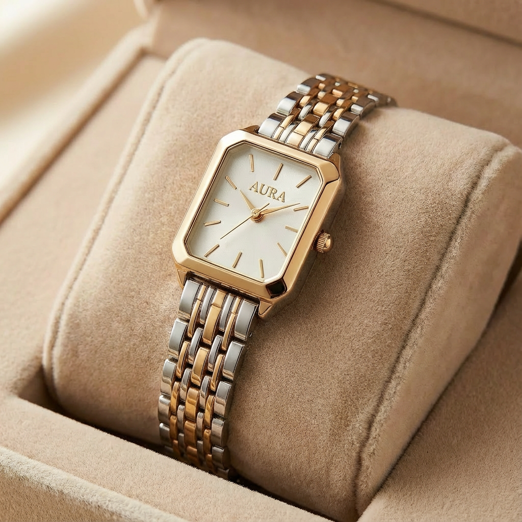 AURA TIMELESS SET – Watch + Classic Bangle + Riviera Bracelet (Premium Edition)