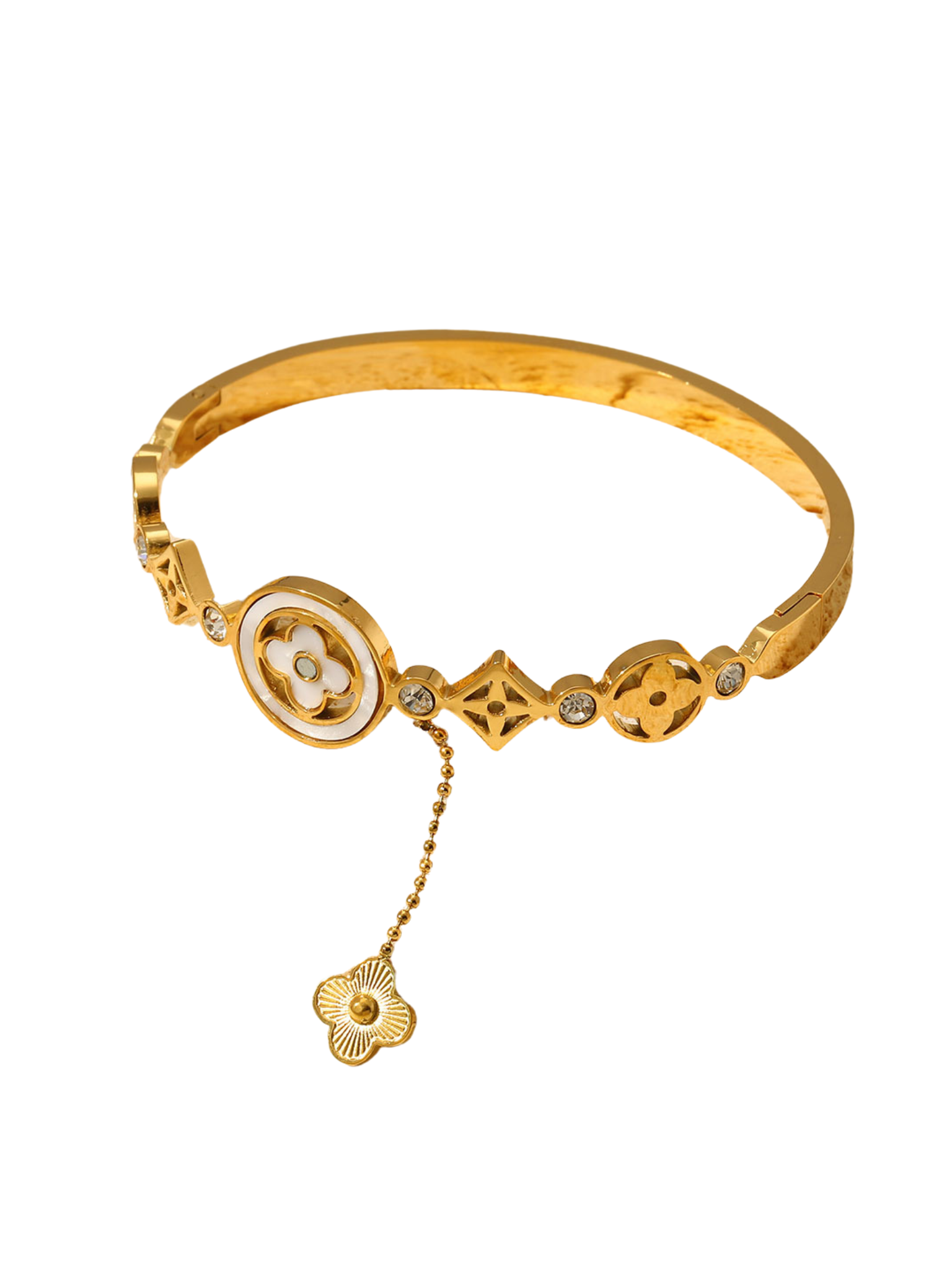 AURELIE CLOVER BANGLE