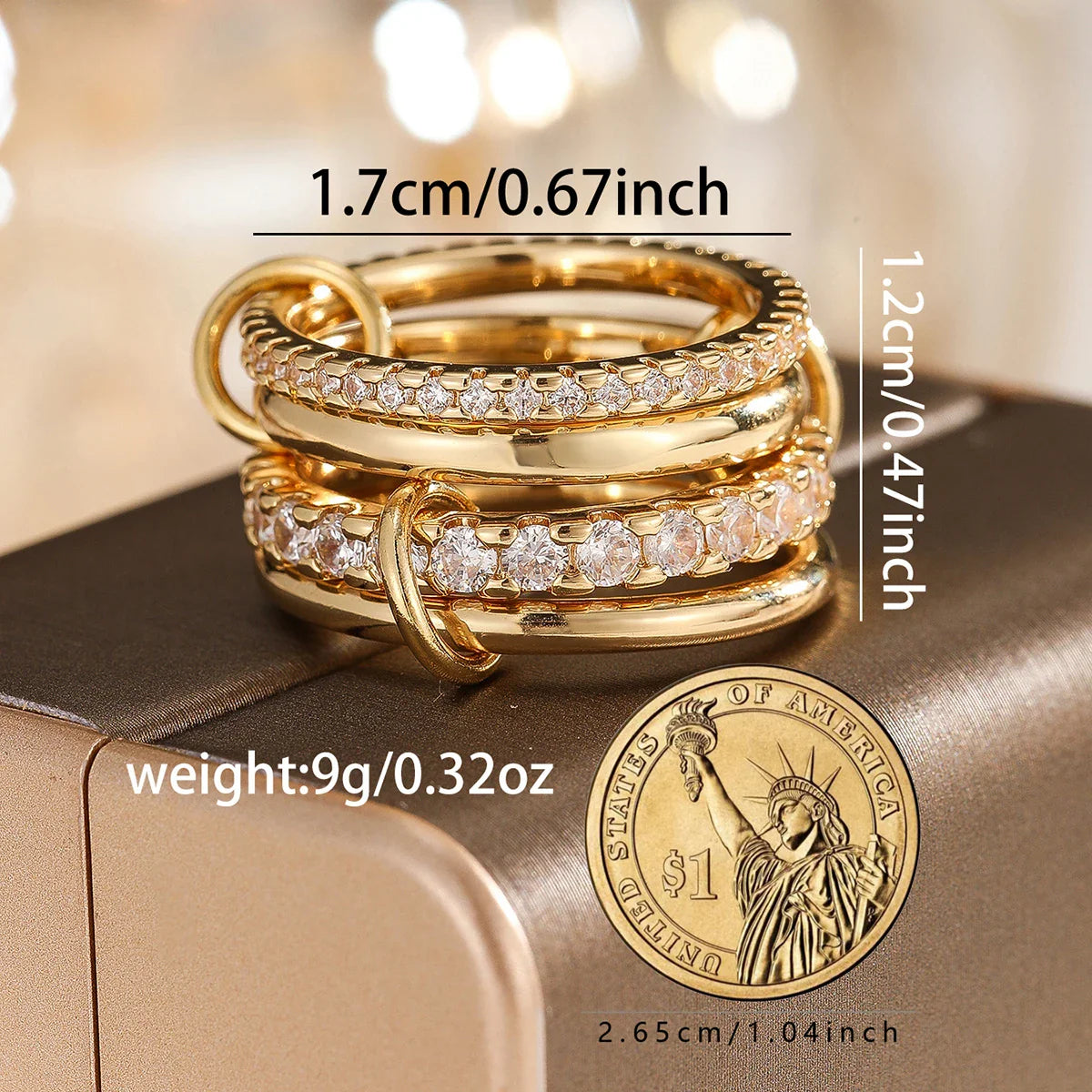 QUAD INTERLOCK RING