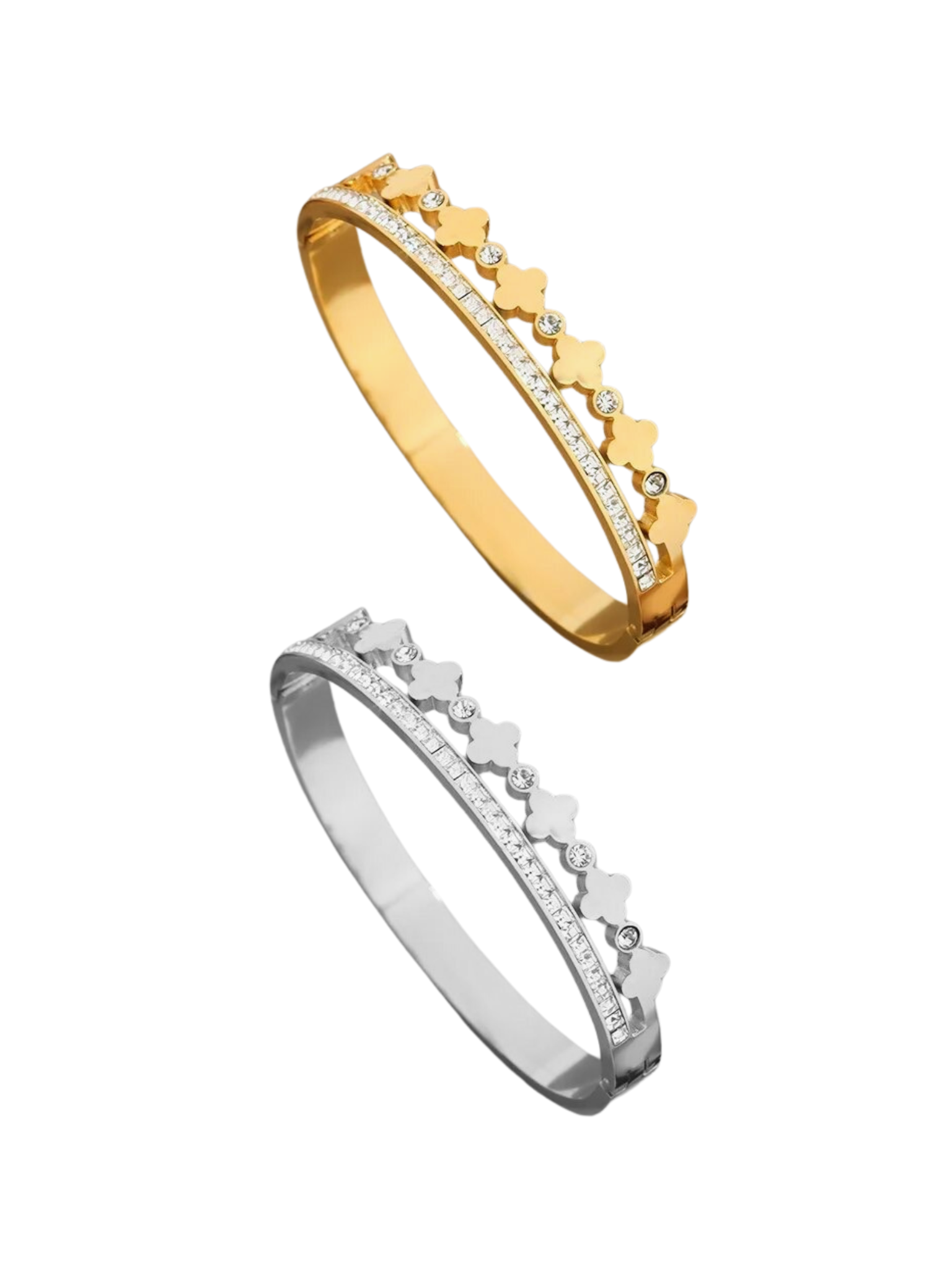 DIAMOND CLOVER BANGLE