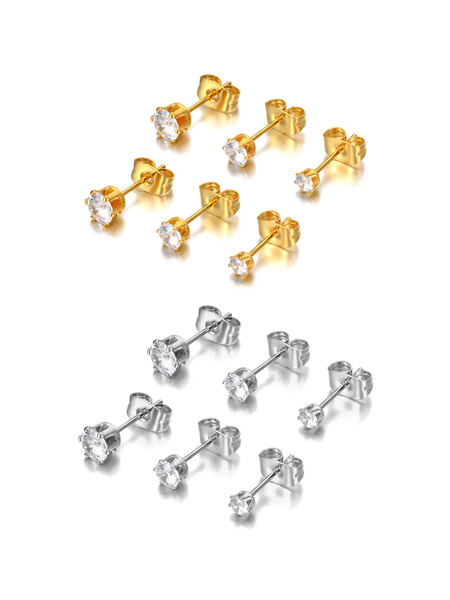 DIAMOND STUD EARRING SET